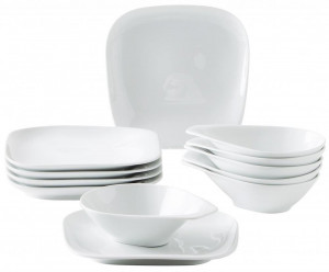 150625M90015C Elixyr Доски служба 12 частей белой (с небольшими ошибками красоты) Kahla-porzellan