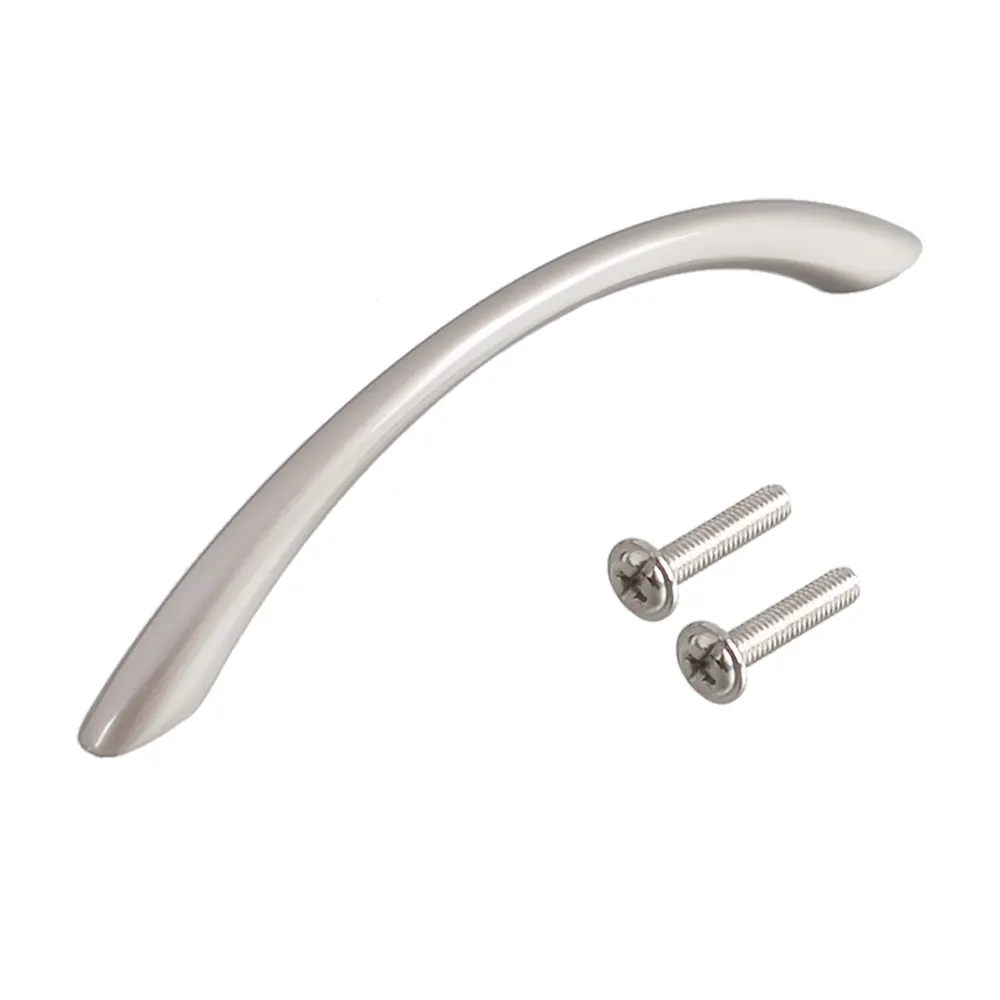 Мебельная ручка-скоба RS028SN.3 96 мм матовый никель BOYARD STLM-2148648 - Вид №1