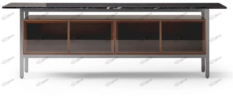 Punt Комод из дерева и стекла с откидными дверцами sun-id-1428075