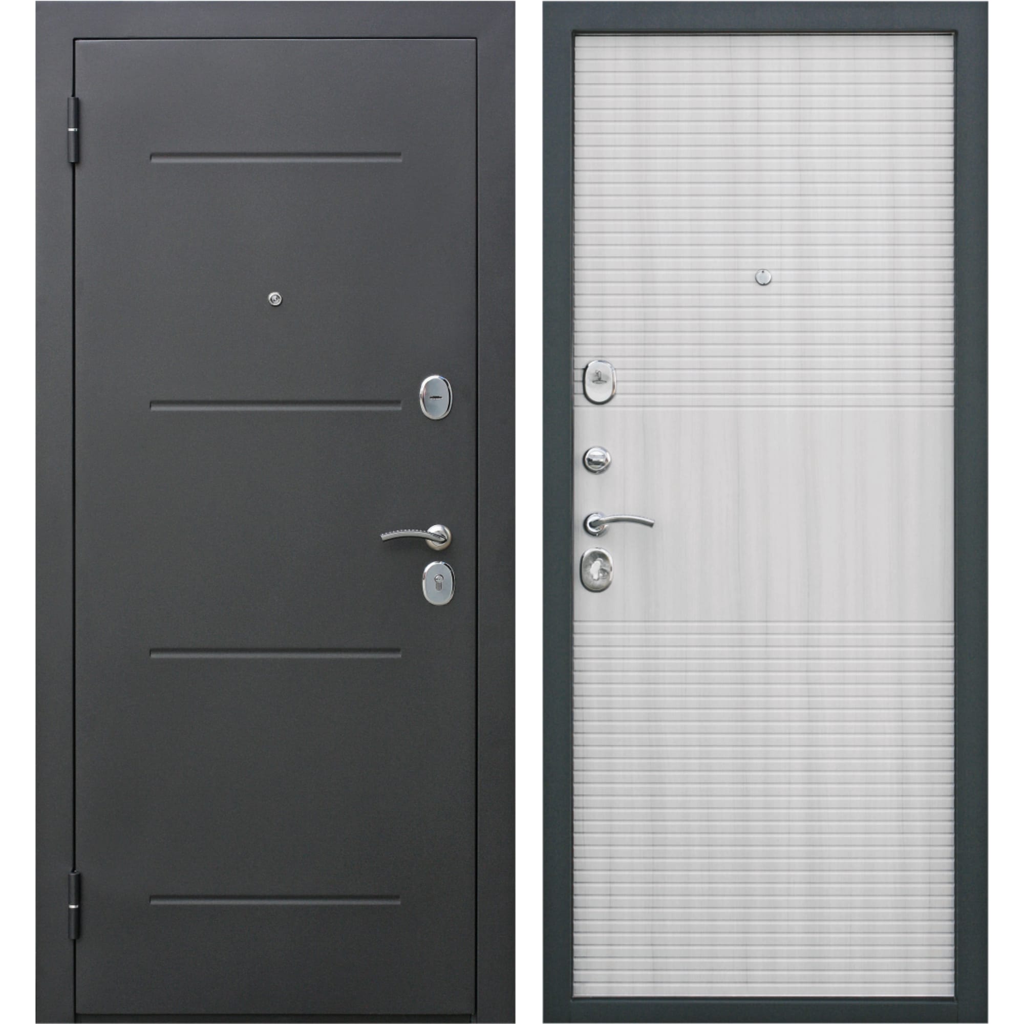 81960622 Дверь металлическая Гарда муар 960 мм левая, цвет дуб сонома Santreyd 