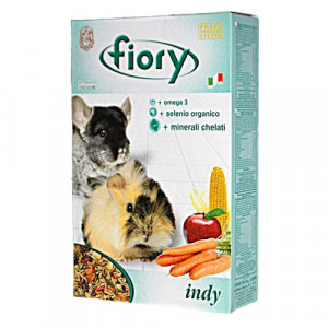 Т00001574 Корм для грызунов INDY для морских свинок и шиншилл сух. 850г Fiory