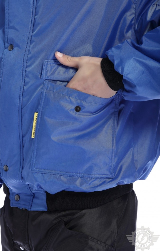61557 Куртка "Алабама" зимняя василек  Зимняя спецодежда  размер 56-58/170-176  - Вид №4