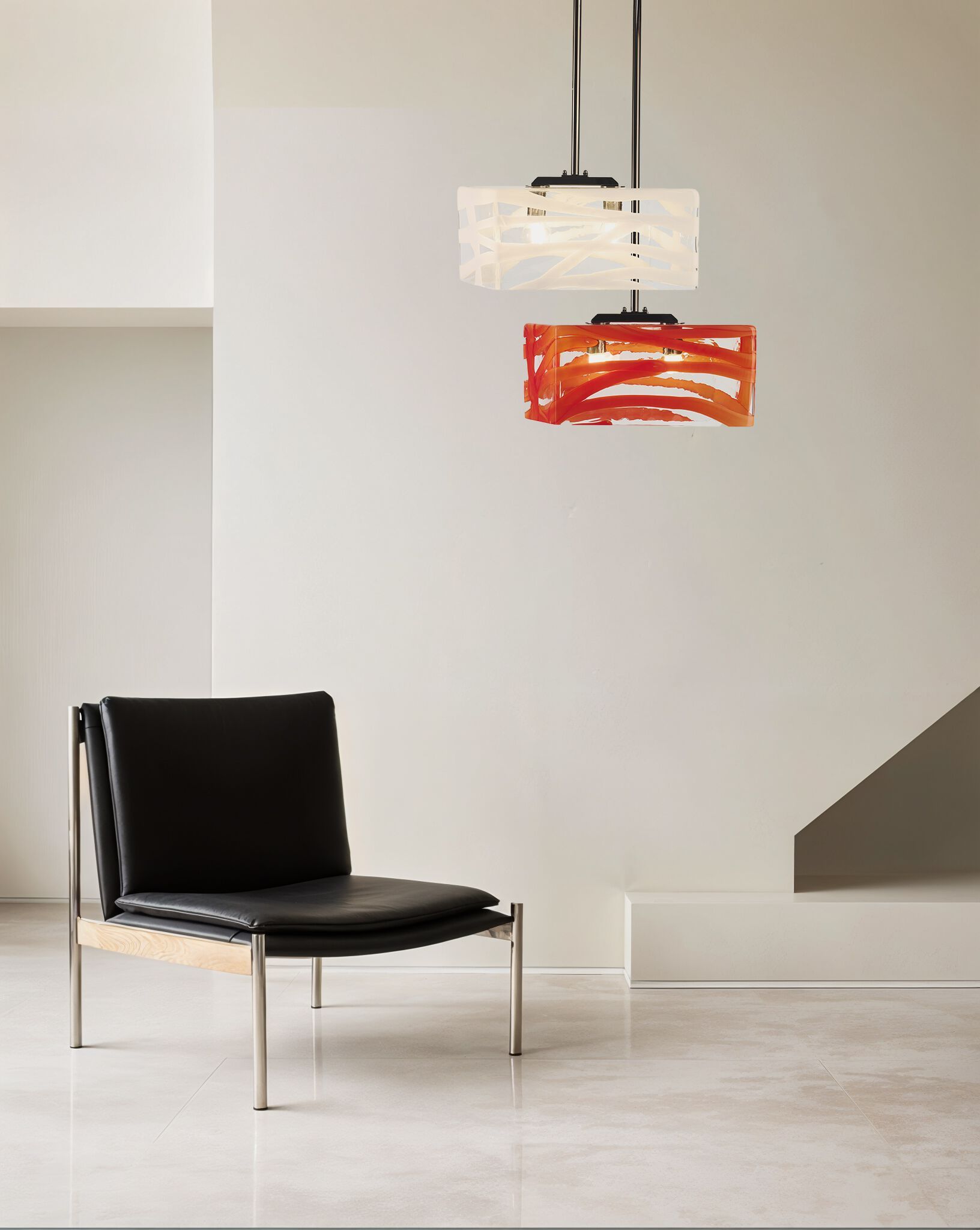 Стеклянный подвесной светильник ручной работы VENINI PARALLELI ARCH-00029244 - Вид №2