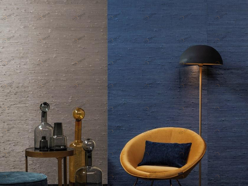 Omexco Однотонные обои с эффектом джутовой ткани Seraya sun-id-1475959