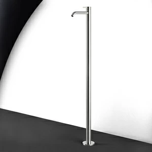 Смеситель для раковины сталь матовая с серой ручкой Toki Radomonte TKI7SCIL19