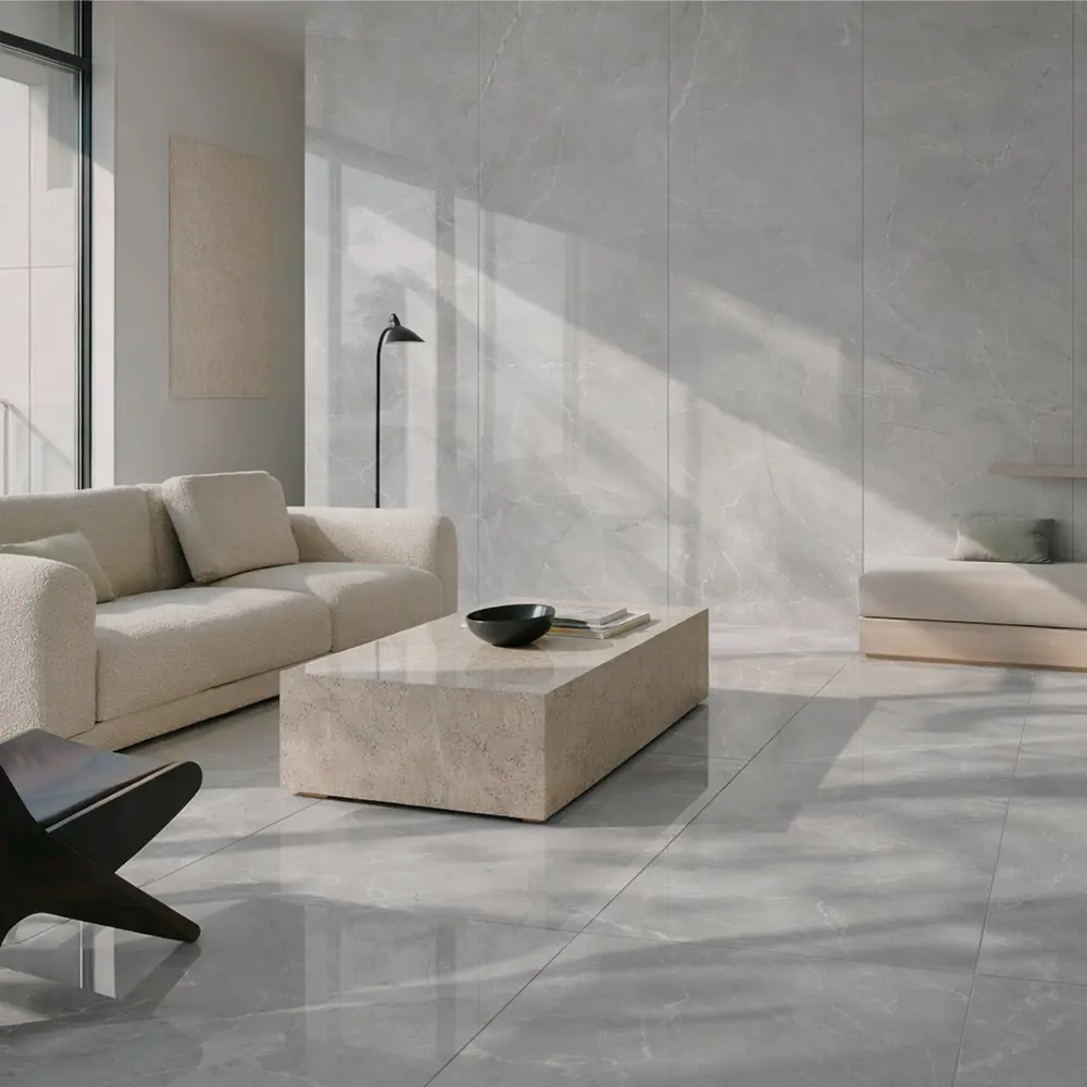 Глазурованный керамогранит Abgres Armani 60x120 см 1.44 м² глянцевый цвет серый 89461704 STLM-2106190 Santreyd - Вид №3