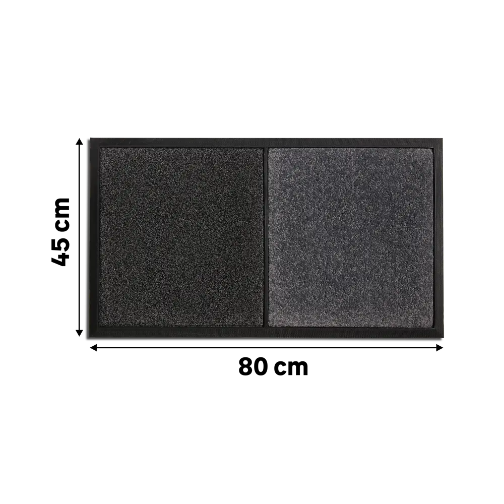 Коврик грязезащитный KREAFORTA Schelde полипропилен 45x80 см цвет серый STLM-2135309 - Вид №2