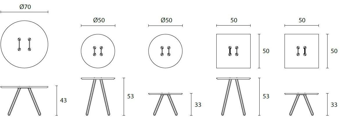 Casamania & Horm Низкий круглый журнальный столик sun-id-1516455 - Вид №11