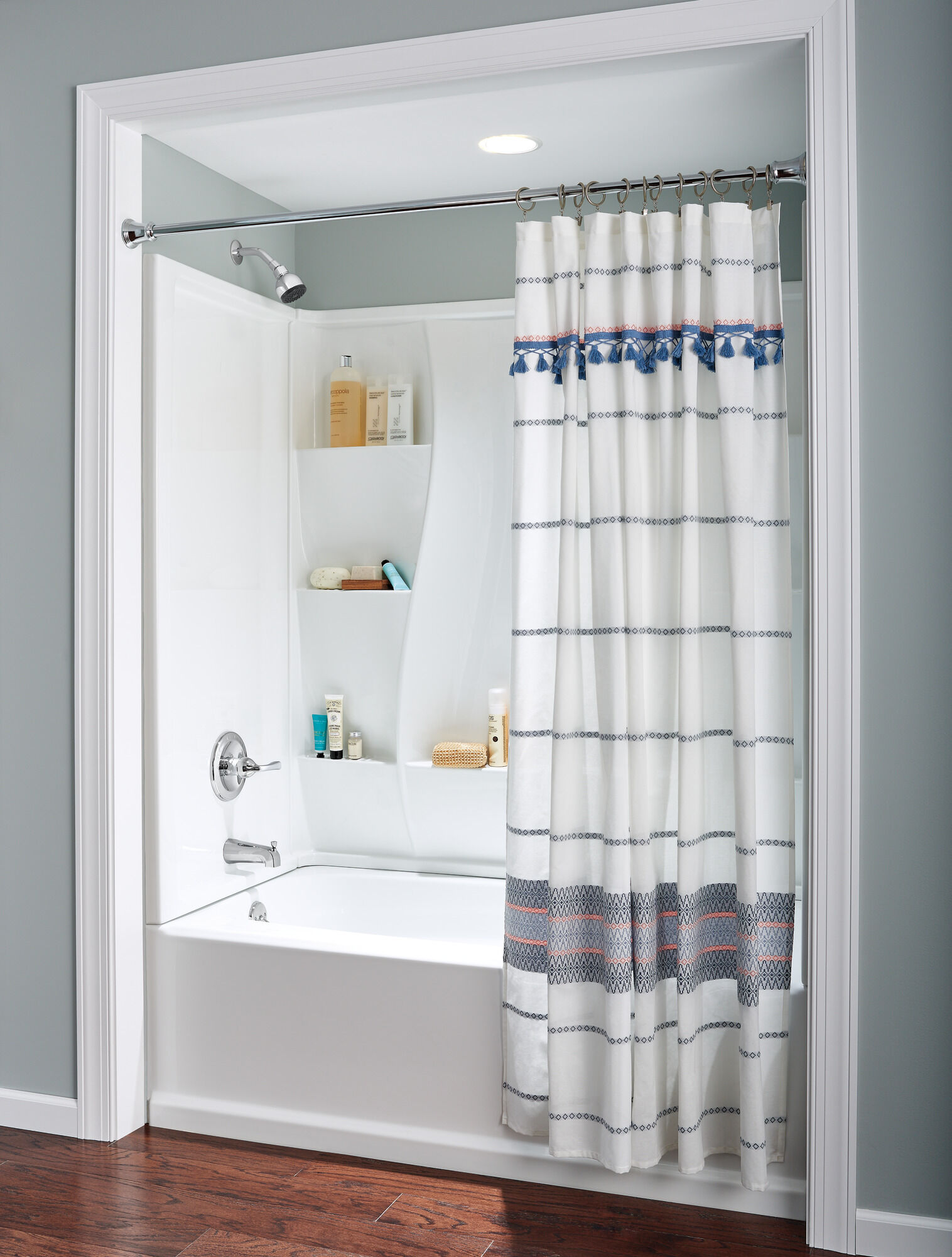 Настенный комплект для ванны 60 "x 32" Delta Faucet 40044 - Вид №16