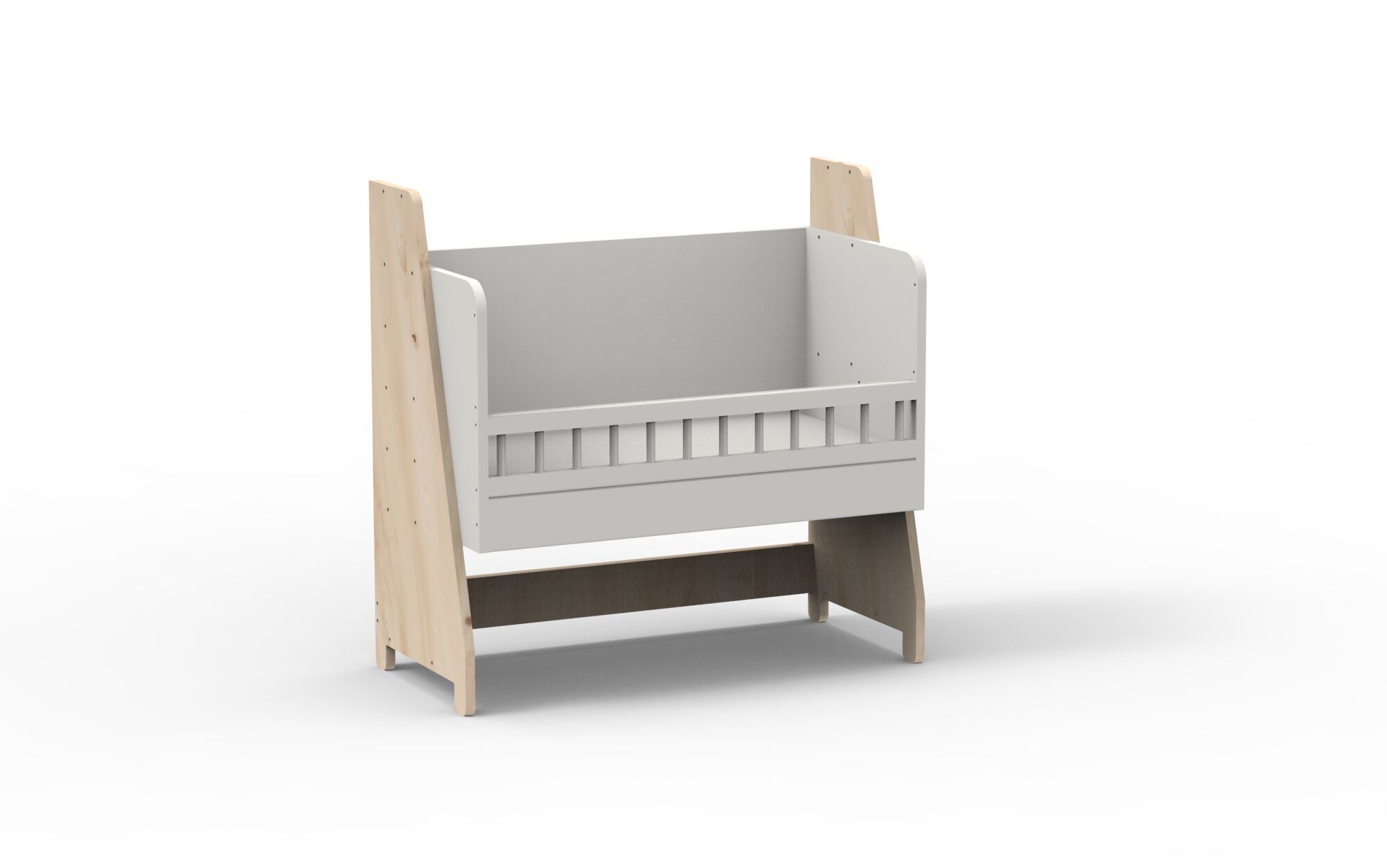 Лакированная деревянная кровать для сна Mathy by Bols ASYMETRY ARCH-00052185 - Вид №40