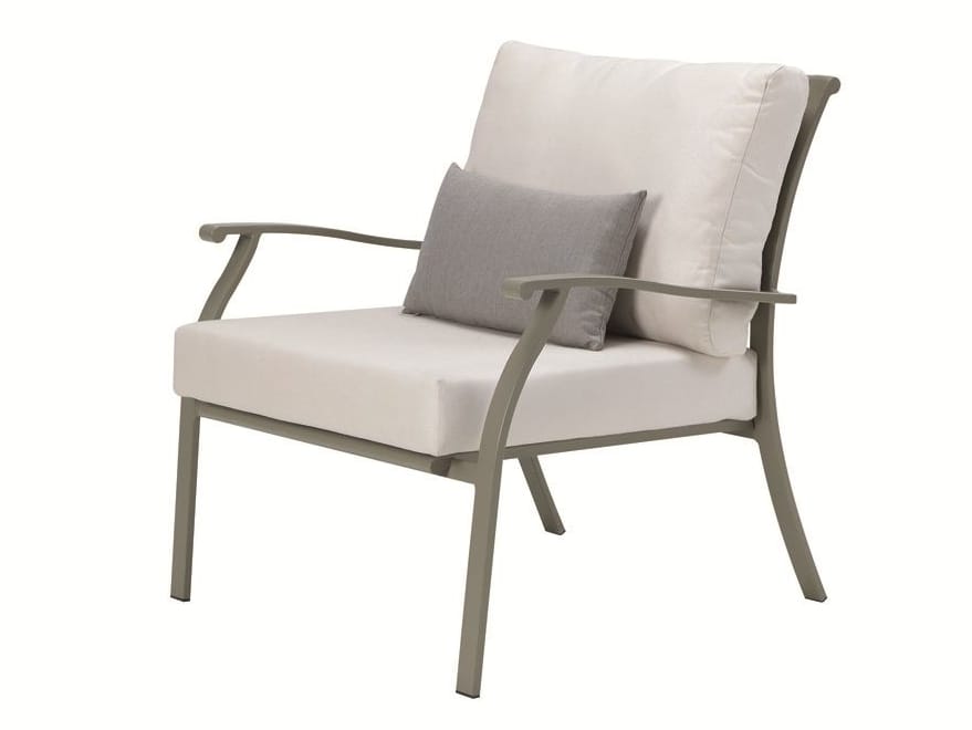 Штабелируемый садовый стул из оцинкованной стали Ethimo эликсир ARCH-00092339