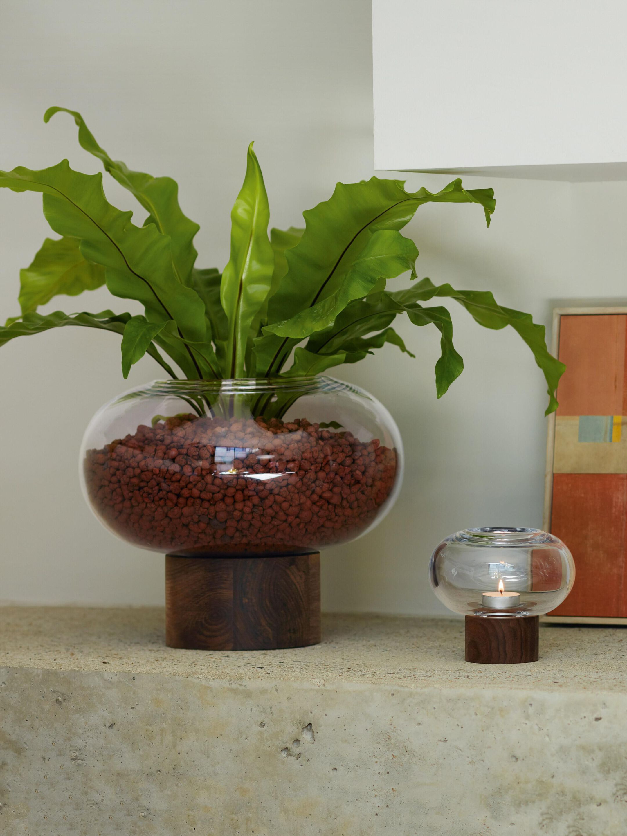 Ваза из дутого стекла LSA OBLATE VASE ARCH-00032509 - Вид №2