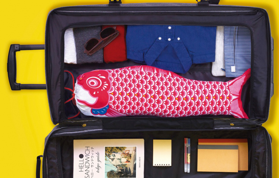 DYKITLBRE Дорожный мешок для белья koinibori красный Doiy  - Вид №4