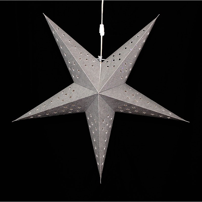 Led-светильник подвесной 60 см "Звезда серебряная" Star ENJOYME  253058 Серебро  - Вид №2