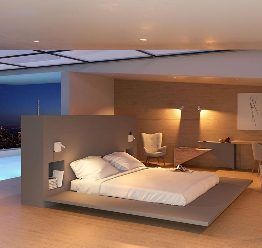 BENEITO FAURE Регулируемый настенный светильник из алюминия с usb sun-id-1514086 - Вид №8