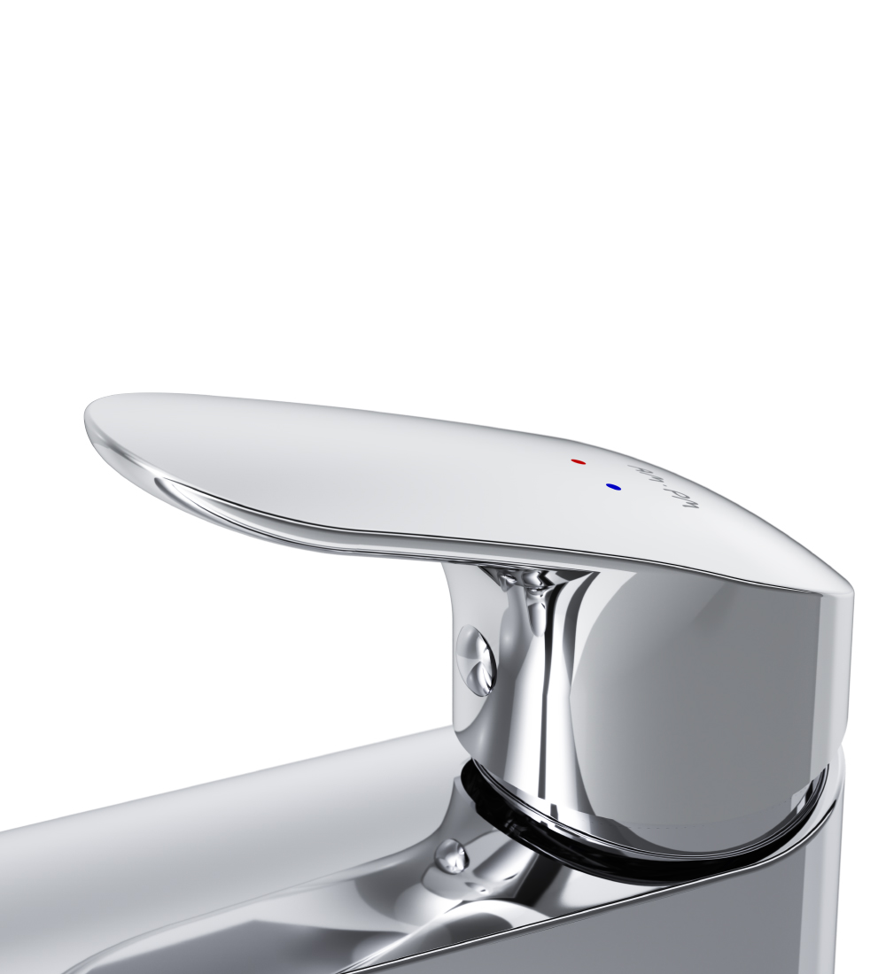 F8092200 смеситель д/умывальника высокий излив 170 мм с д/к хром шт. AM.PM Like - Вид №4