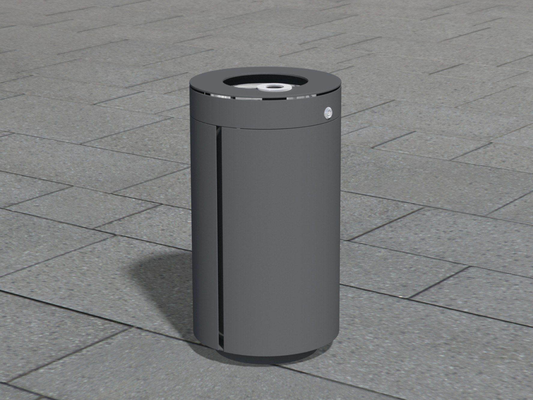 Нержавеющая сталь открытый мусорный бак BENKERT BANKE мусорное ведро ARCH-00072690 - Вид №1