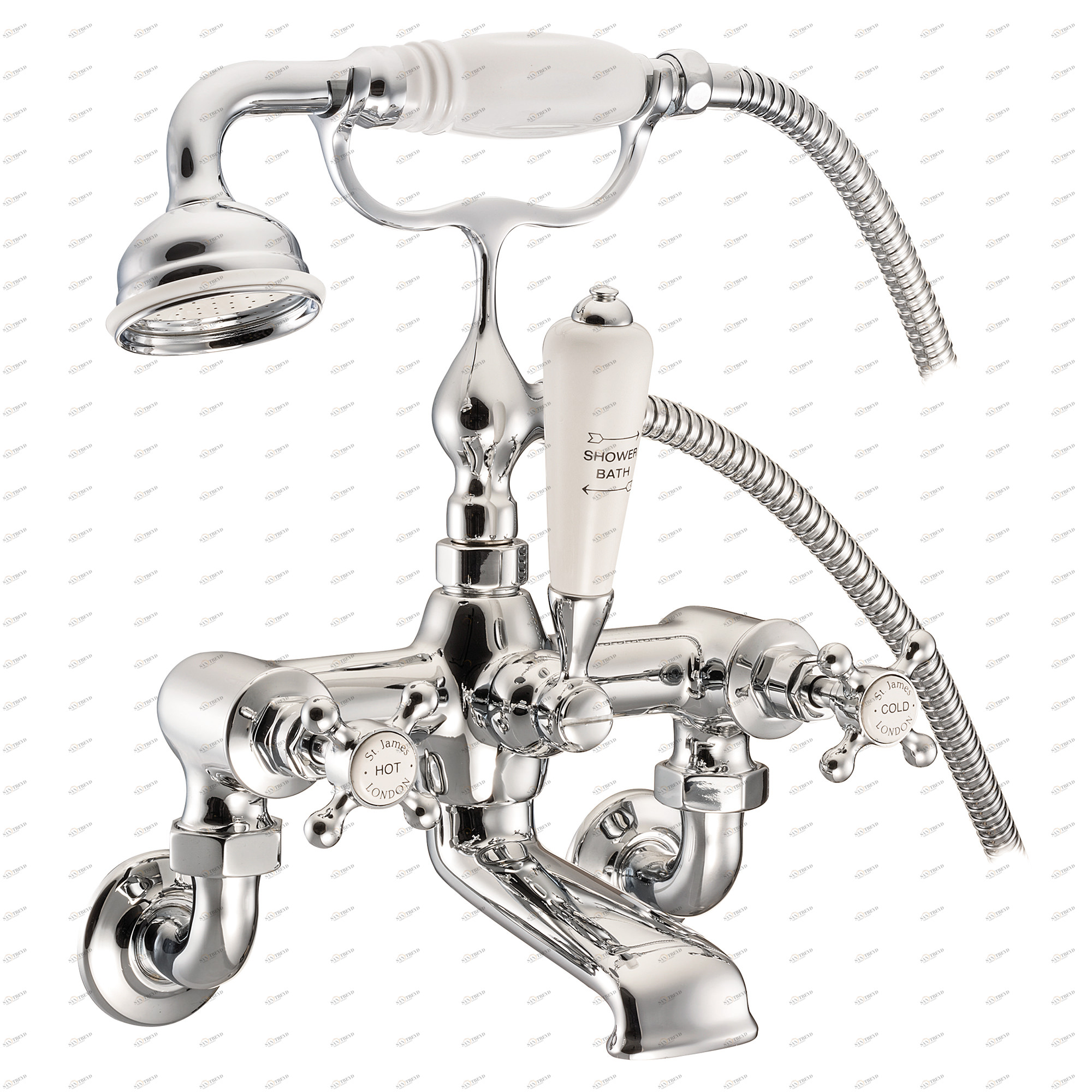 Traditional bathrooms Смеситель для ванны и душа ЛОНДОН 3/4 " Tb350.614.bn LONDON