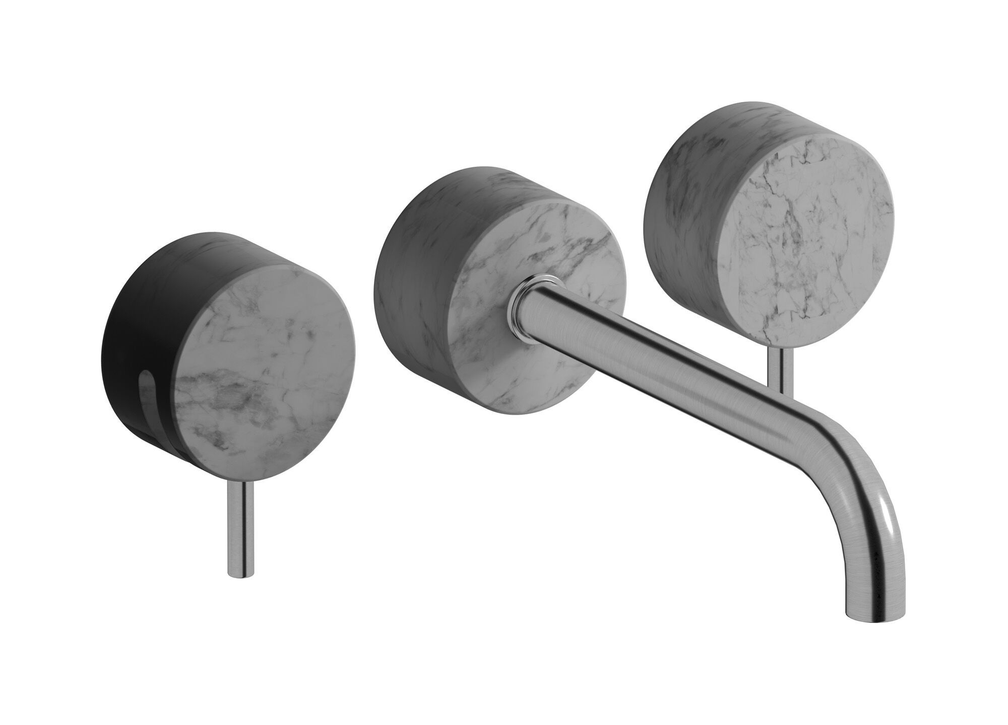 Мраморный настенный смеситель для раковины с 3 отверстиями IB мрамор + мрамор Elle ARCH-00113377 - Вид №22