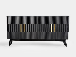 Мебель из дерева манго и мрамора с распашными дверями