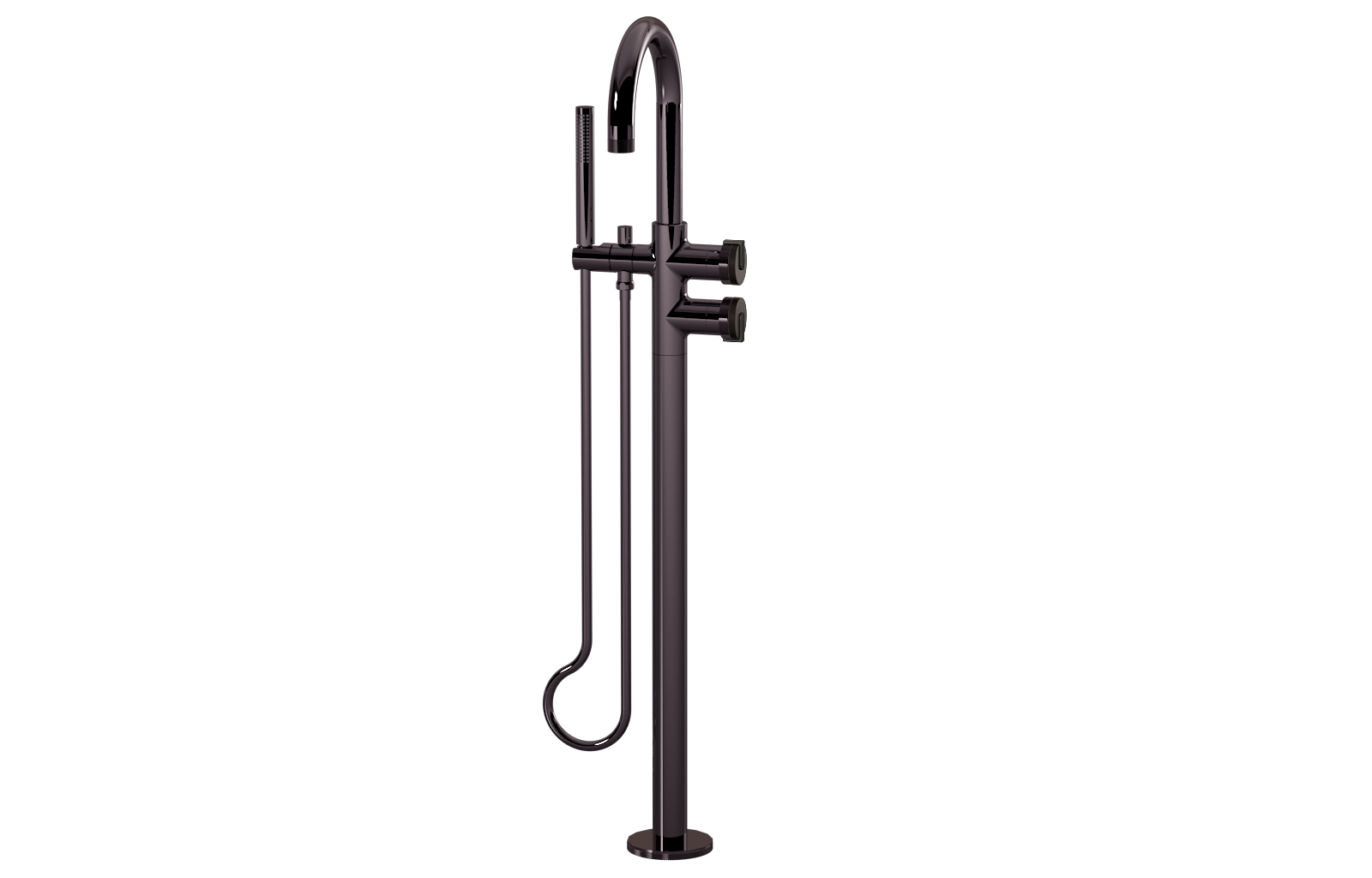 E-11554-R1OB-L1BOX-OX Смеситель напольный отдельностоящий (внешняя часть) GRAFF MOD+