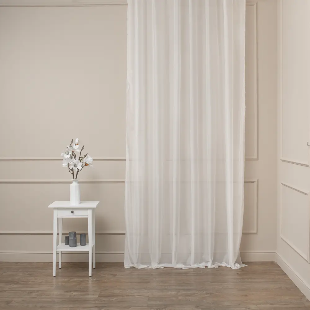 Ткань Tex republic Silk2 шелк 320 см однотонная цвет белый п/м STLM-2044527