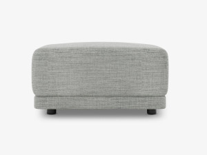 Прямоугольный пуф из ткани