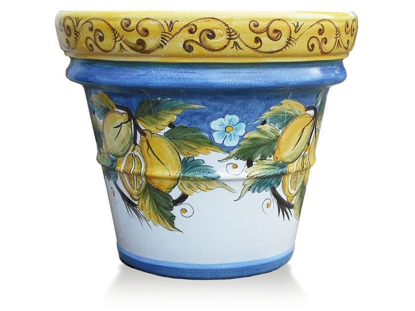 Украшенный терракотовый лимоньер Grandi Maioliche Ficola ARCH-00089852