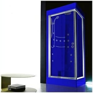 Душевая кабина Gruppo treesse Acquazzurra 72 STI-B7576D-SI белая с гидромассажем угловая правая