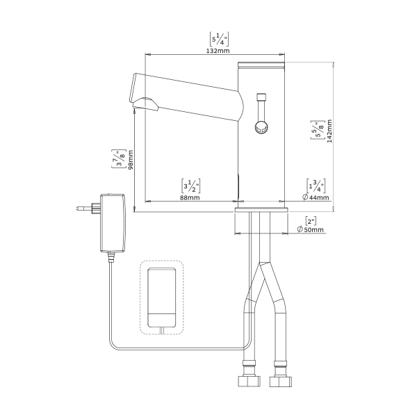 236700/800 Бесконтактный смеситель Elite 1000 для монтажа на палубе stern  - Вид №1