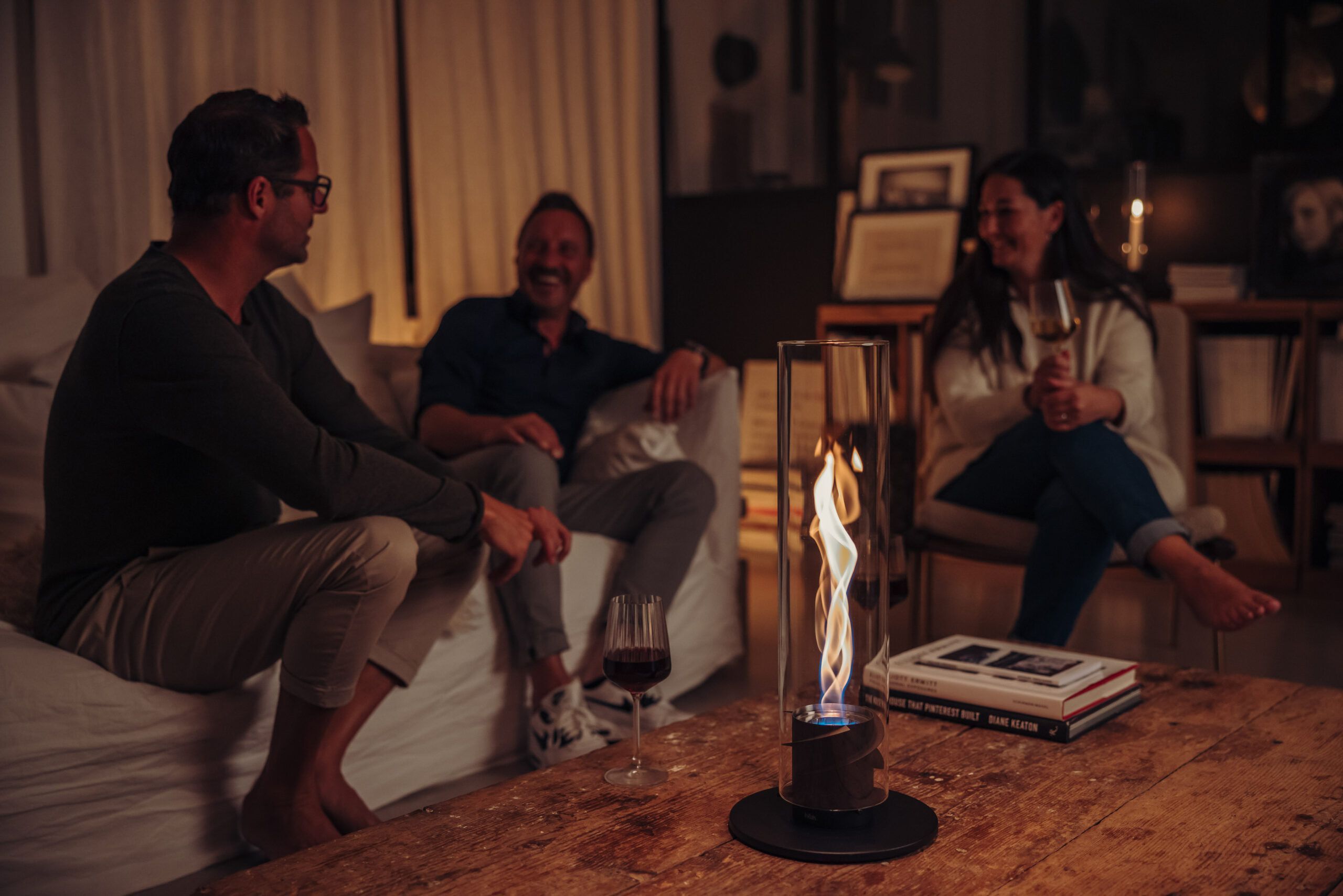 Отдельно стоящий камин из боросиликатного стекла на биоэтаноле höfats Spin ARCH-00067335 - Вид №8