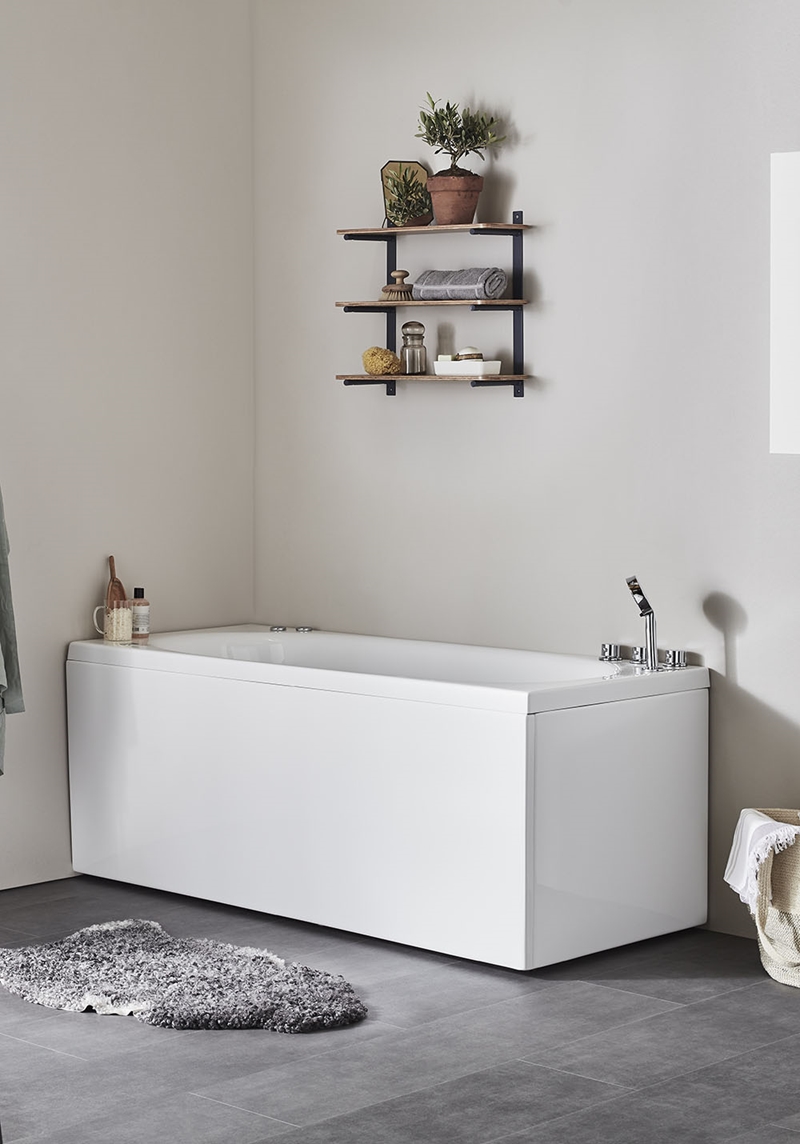 105 Массажная Ванна Relounge 150 Bronze Right + Mixed  Noro  Белый  - Вид №1