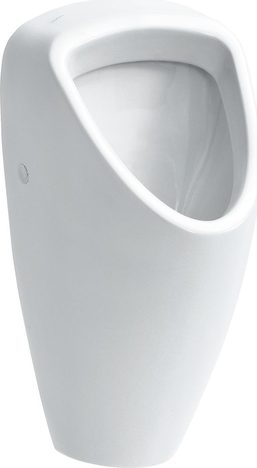 H8420664000001 Писсуар с сифоном, скрытый подвод воды, с сенсором, питание от аккумулятора, антивандальный LAUFEN PRO