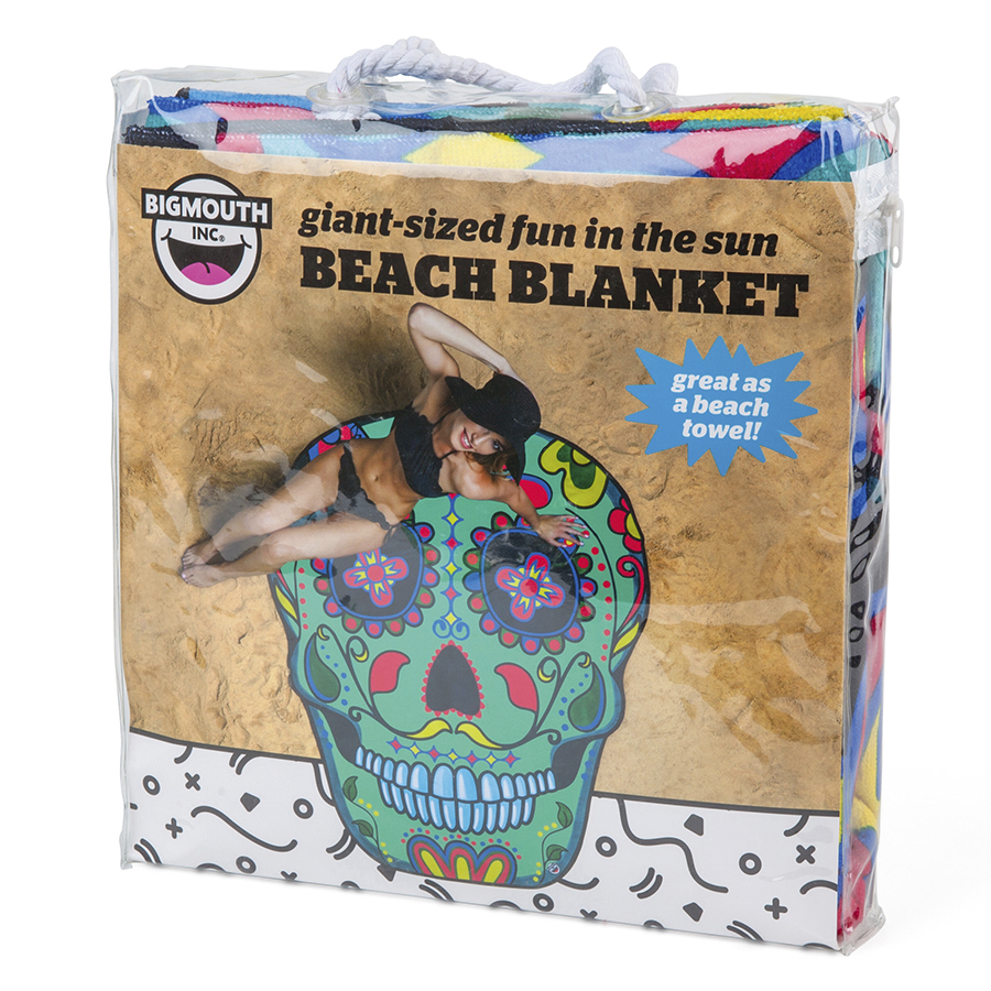 BMBTSS Покрывало пляжное , sugar skull BigMouth  - Вид №3