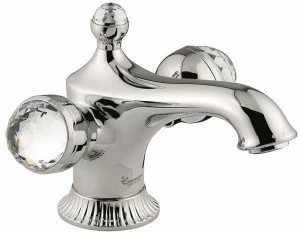 EMMEVI RUBINETTERIE Смеситель для раковины из латуни с одним отверстием и автоматическим сливом The one leda