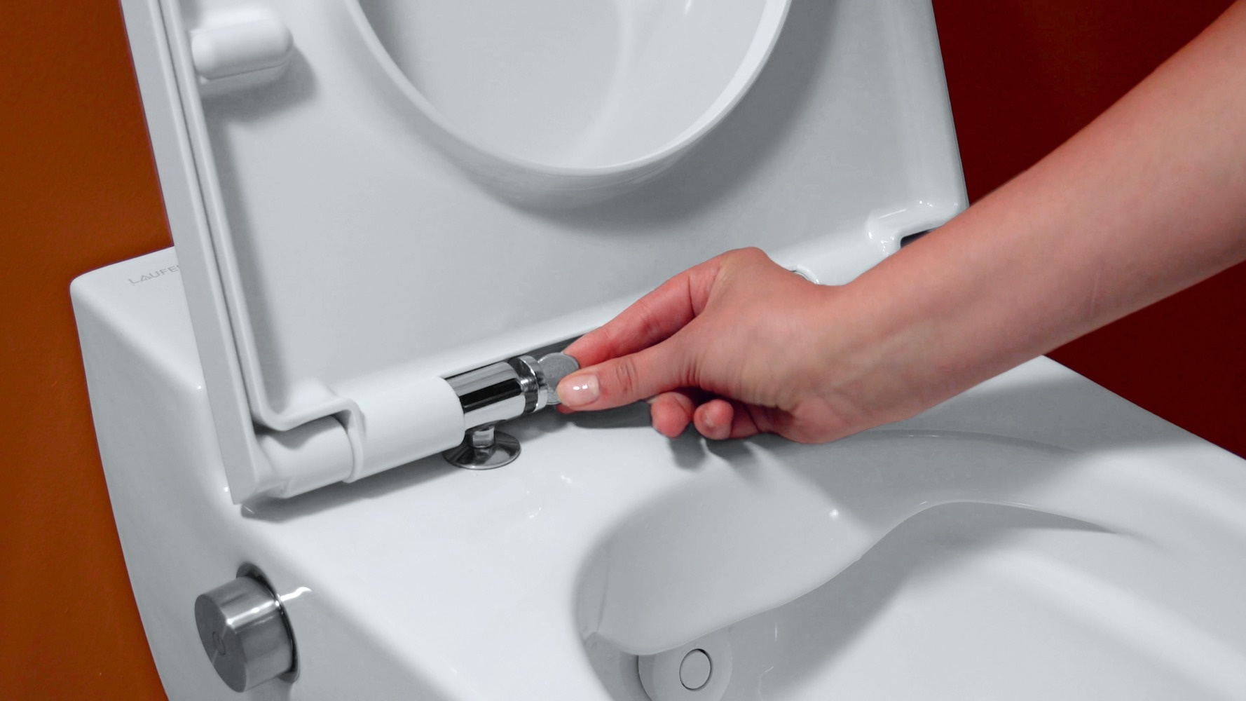 H8206017577171 Подвесной унитаз-биде, безободковый rimless, включает в комплект съемное сиденье с крышкой с механизмом "мягкое закрывание" LAUFEN PRO - Вид №29