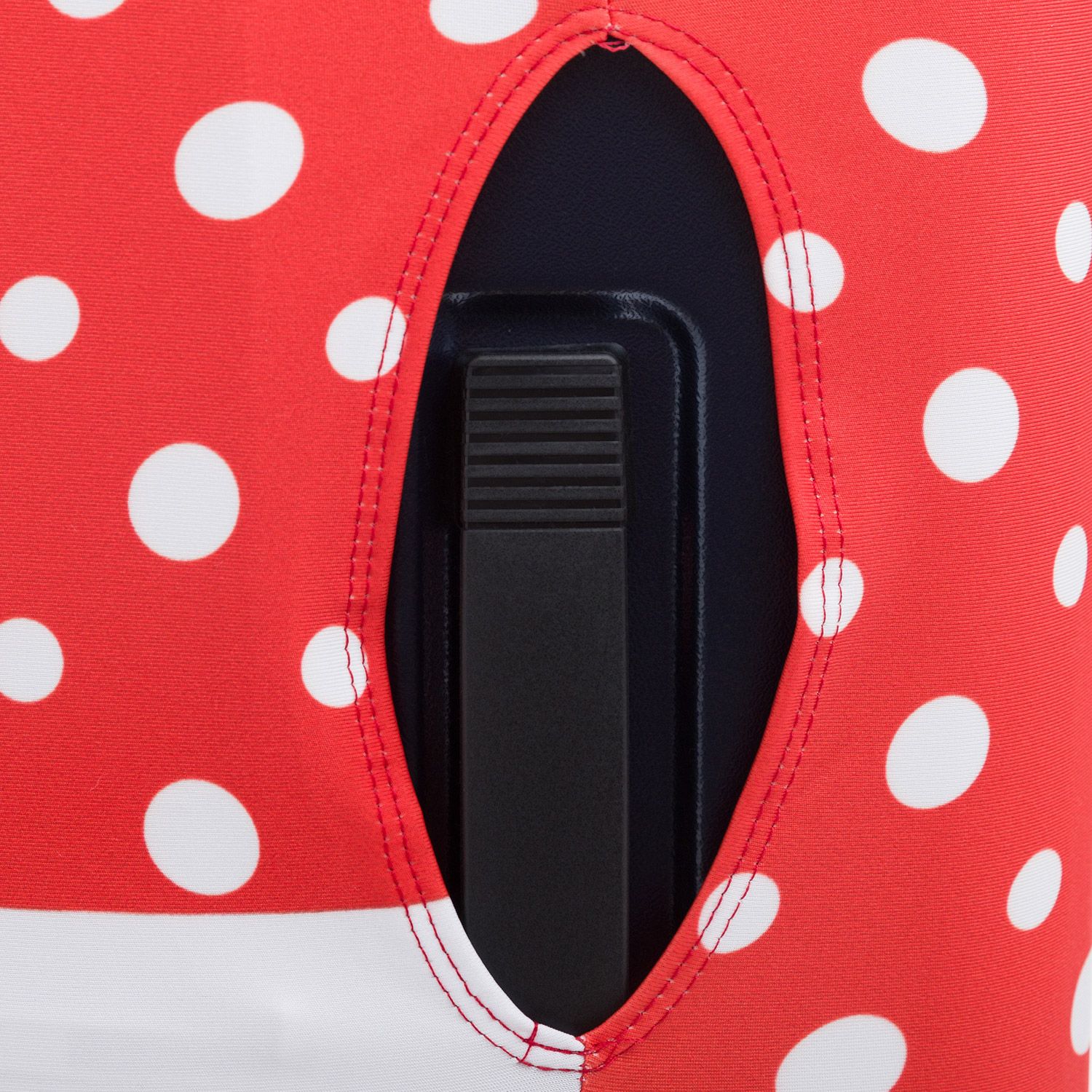 ECO Горошек с бантиком XL Чехол для чемодана большой Fancy Armor ECO - Вид №2