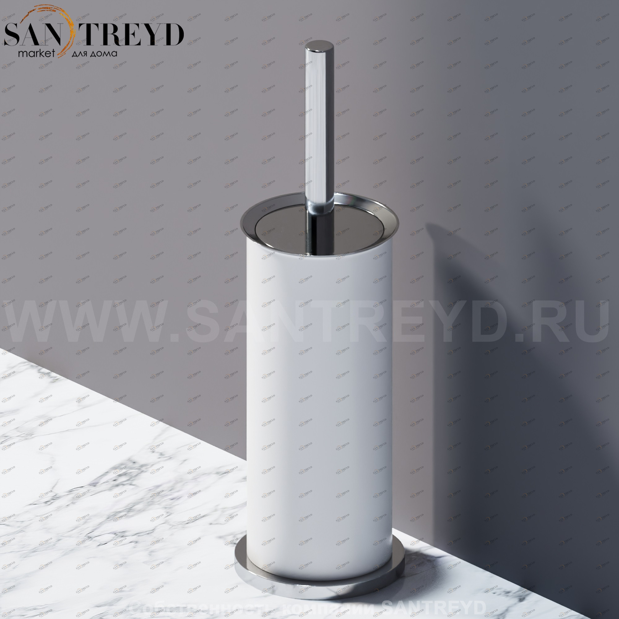 Agape O.L.C. Туалетый ёрш напольный белый AOLC0847Z Аксессуары OLC