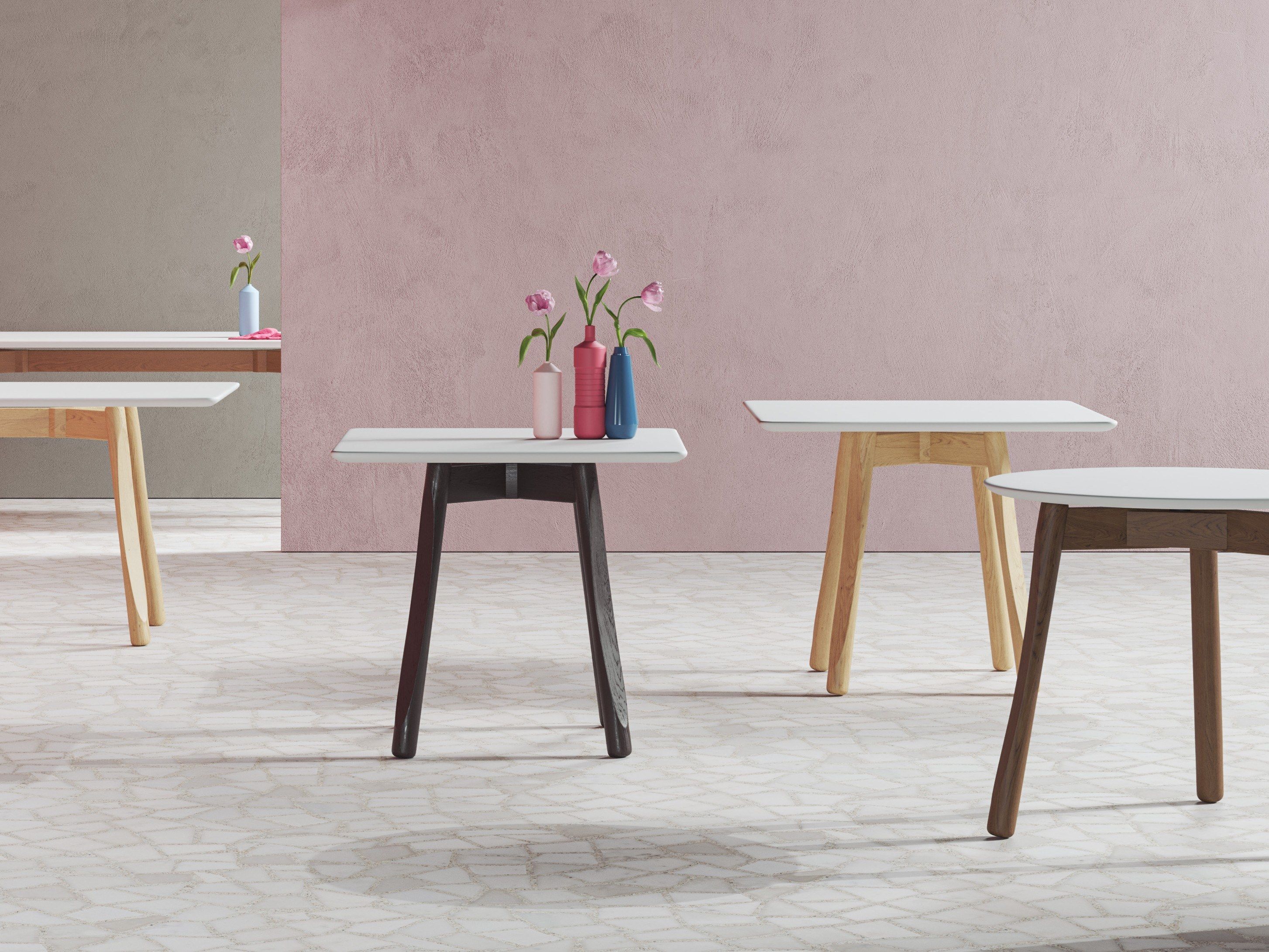 Квадратный стол из МДФ ALMA DESIGN Marnie ARCH-00033247 - Вид №1