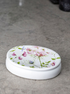 90755958 Мыльница W-CE2074AA-SD керамика цвет разноцветный FIORI STLM-0369472 BATH PLUS