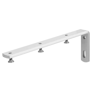 Кронштейн для шинного карниза настенный KREAFORTA Base 10-15 см сталь цвет белый