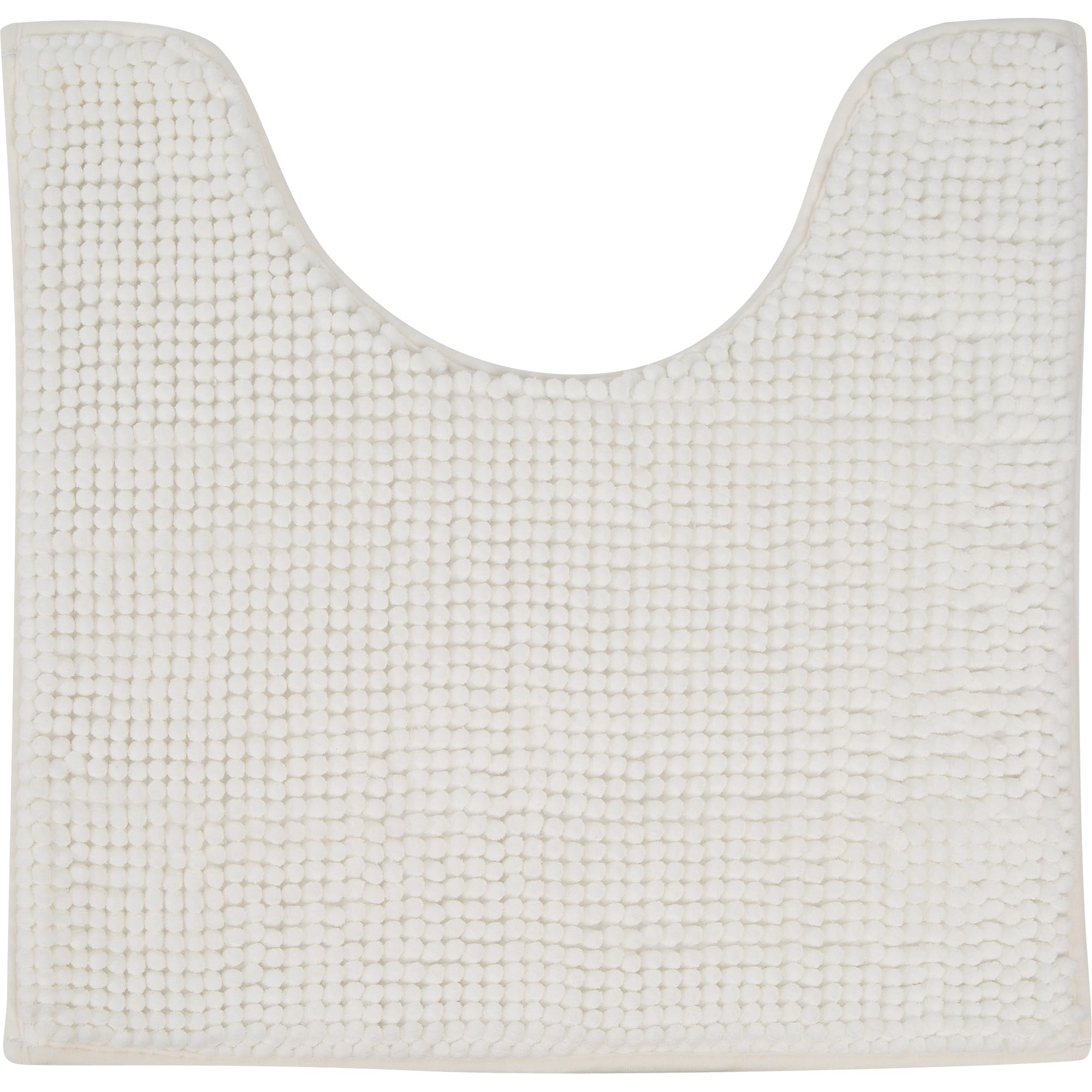 82490635 Коврик для туалета 45x45 см цвет белый Merci Santreyd