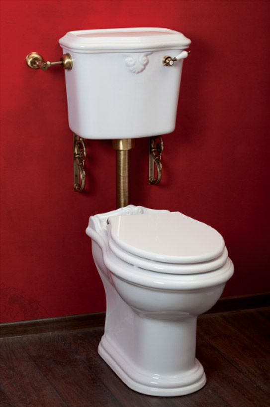 ML.IMP-25.311.BI/ML.IMP-25.318.BI/ML.RIC-29.045.BR/ML.OLV-29.015/ML.OLV-29.013/ML.RIC-29.040.BI.BR Компакт унитаз с бачком Белый Migliore  Италия  - Вид №1