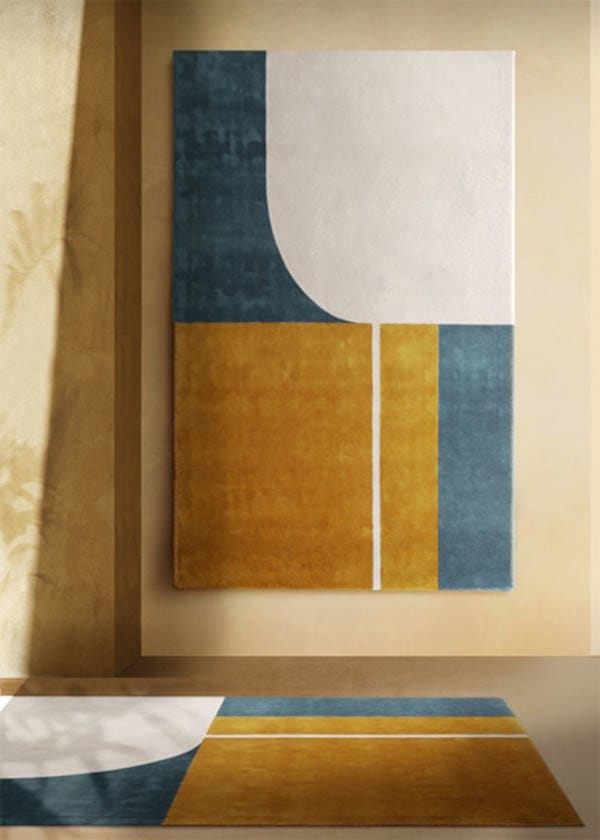 Прямоугольный ковер ручной работы из Lyocell® Essential Home La Dolce Vita ARCH-00015830