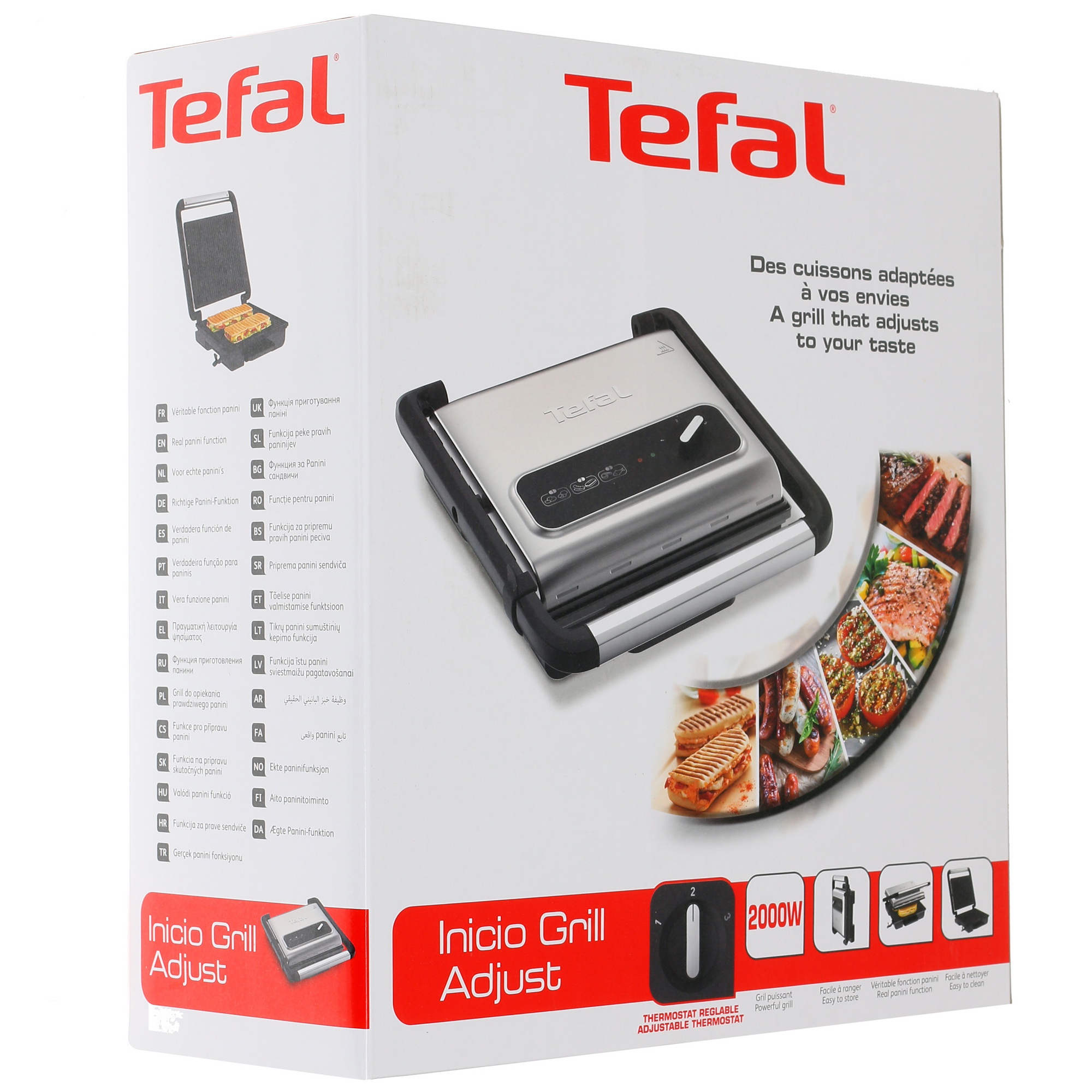 1350491 Гриль Tefal INICIO 2 GC242D38 серебристый STDN-0131407 - Вид №7
