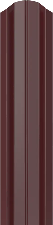 91722727 Штакетник VegaLite М-образный фигурный 1500x76мм ПЭД RAL 3005 вишневый STLM-0949727