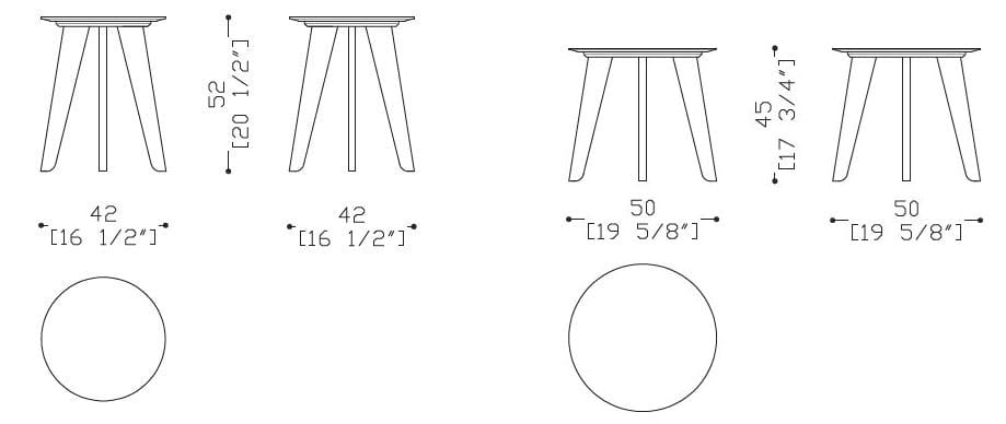 Круглый стеклянный журнальный столик Sicis OWEN ARCH-00116053 - Вид №11