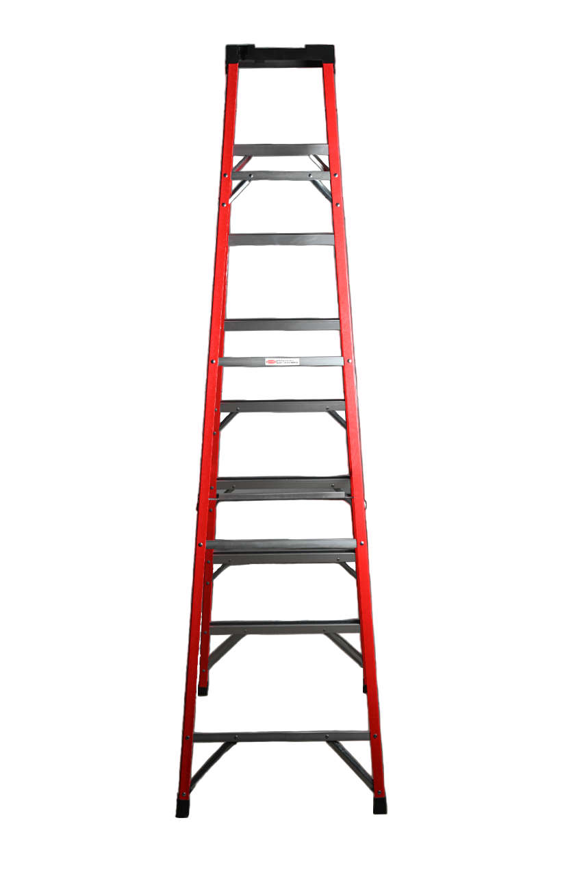 Стремянка SF 1007 стеклопластиковая 7 ступеней, Alumet, с органайзером  - Вид №1