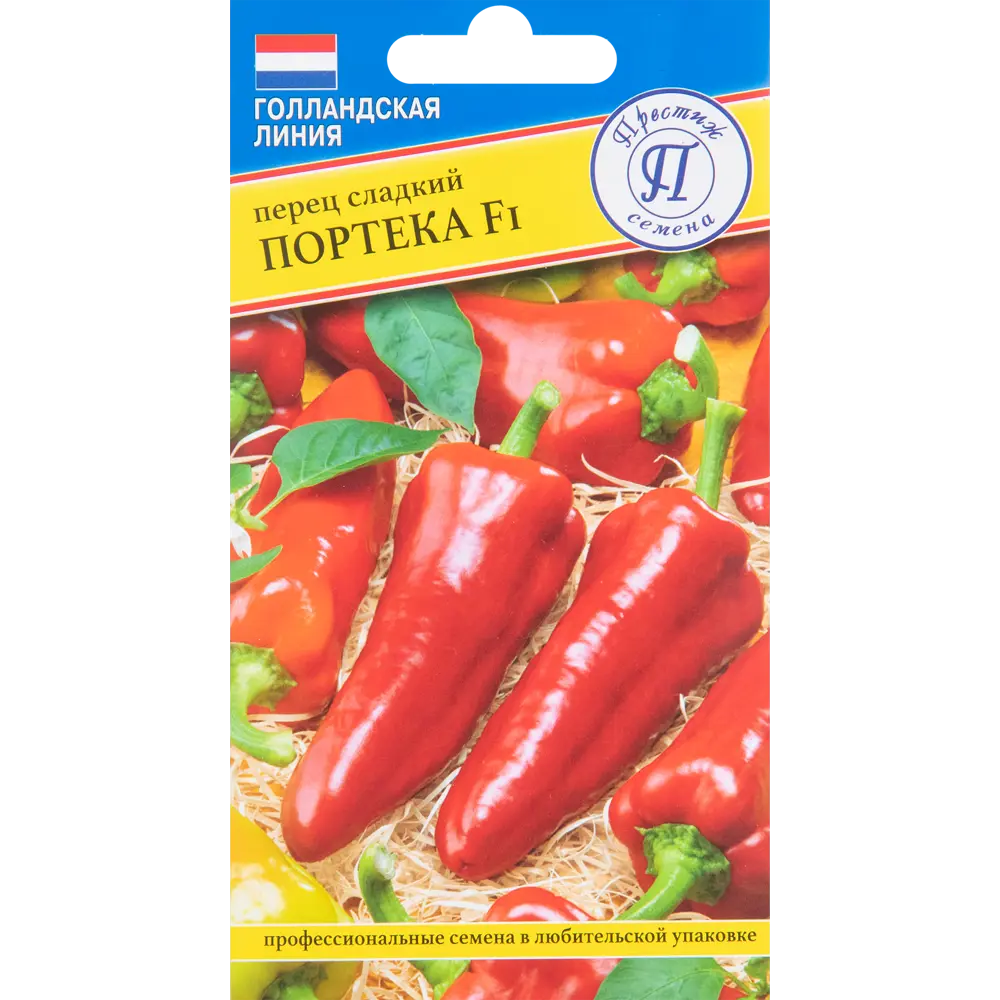 ПРЕСТИЖ СЕМЕНА - Перец сладкий Портека F1, 5 семян раннего созревания 83520057 STLM-0957200