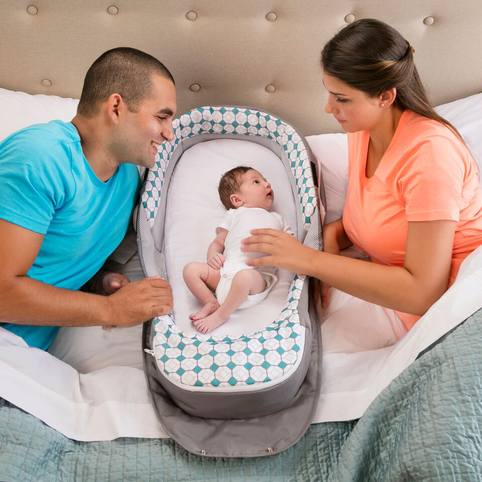 Складная кроватка Traveler BL серая BABY DELIGHT  322589 Серый Santreyd  - Вид №4